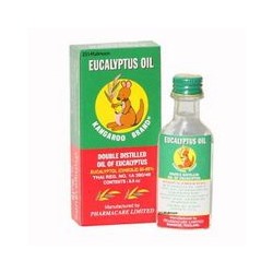 Масло эвкалипта двойной очистки от Kangaroo Brand 8,5гр / Kangaroo Brand Double Distilled Eucalyptus Oil 8,5 ml