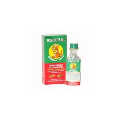 Масло эвкалипта двойной очистки от Kangaroo Brand 8,5гр / Kangaroo Brand Double Distilled Eucalyptus Oil 8,5 ml