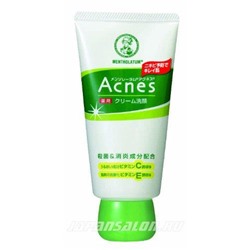 ROHTO Acnes cream face wash, medicated — лечебная паста для умывания 130 грамм