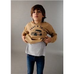 Sudadera algodón estampada -  Niño | MANGO OUTLET España