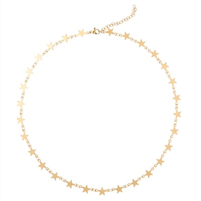Damen Kette mit Sternchen-Anhängern