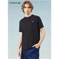 Повседневная однотонная футболка LACOST*E ОРИГИНАЛ!