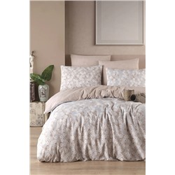 Ev & Ev Home Kolay Ütülenir Nevresim Takımı Çift Kişilik Piti Yaprak Rose Ep-028717