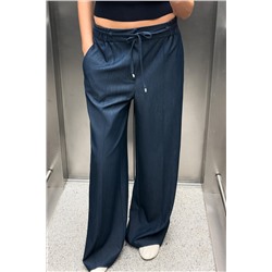 WIDE-LEG TROUSERS WITH ELASTIC WAISTBAND
