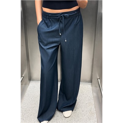 WIDE-LEG TROUSERS WITH ELASTIC WAISTBAND