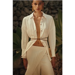 OVERSIZE CREASED-EFFECT SHIRT