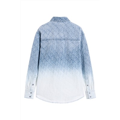 Camisa Azul claro y blanco