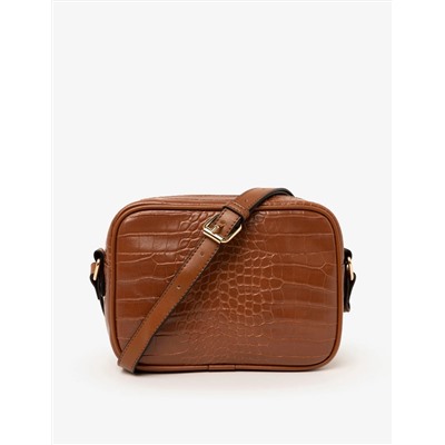 CROCODILE EMBOSSED CROSSBODY BAG