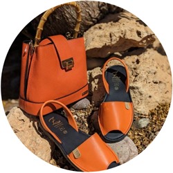 AB.ZAPATOS · 320-8 PC · NARANJA+Ab.Zapatos PELLE Bambu (630) naranja