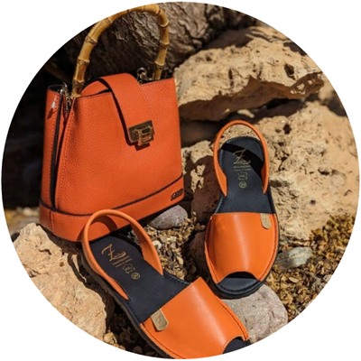 AB.ZAPATOS · 320-8 PC · NARANJA+Ab.Zapatos PELLE Bambu (630) naranja