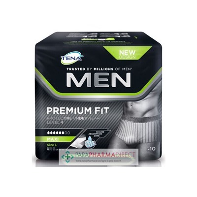 Tena Men Premium Fit Niveau 4 Taille L Paquet de 10