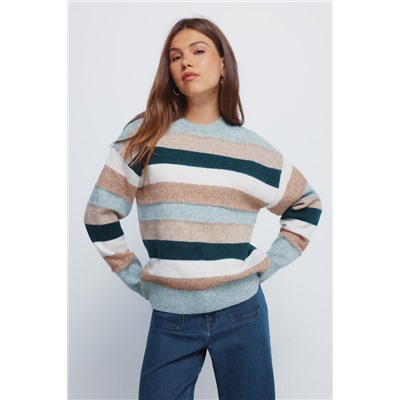 Jersey franjas relieve multi color