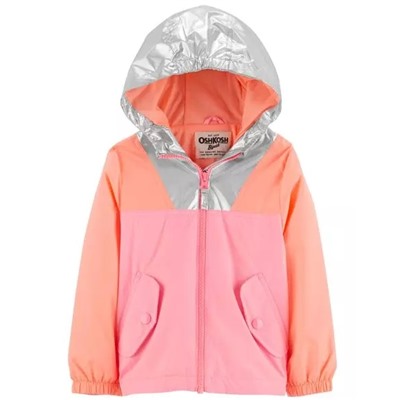 Metallic Colorblock Jacket