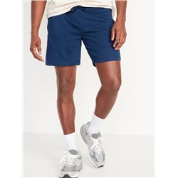 French Terry Zip-Pocket Sweat Shorts for Men -- 7-inch inseam
