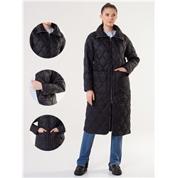 СТЕГАНОЕ ПАЛЬТО С КАРМАНАМИ