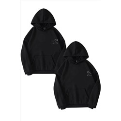 Hunors Sportswear & CompanySevgili Çift Kombini Temel Reis Ve Safinaz 2'li Ürün Siyah Sweatshirt