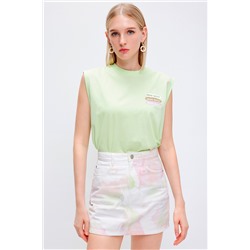 Camiseta de tirantes Verde claro