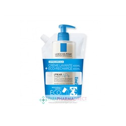 La Roche Posay Lipikar Syndet AP+ Crème Lavante Relipidante 400ml + Eco Recharge 400ml