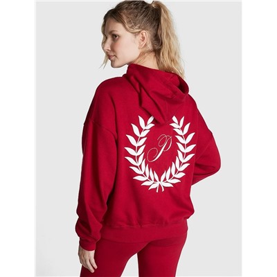 PINK IVY FLEECE FULL-ZIP HOODIE