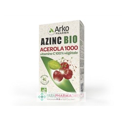 Arkopharma Azinc BIO - Acerola 1000 - BIO 30 comprimés