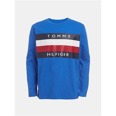 TOMMY HILFIGER BIG BOYS' STRIPE LONG-SLEEVE T-SHIRT