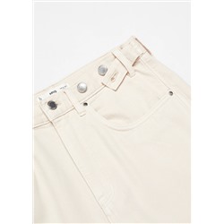 Jeans wideleg botones multiposición