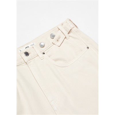 Jeans wideleg botones multiposición