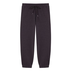 Pantalón largo carrot felpa fina gris