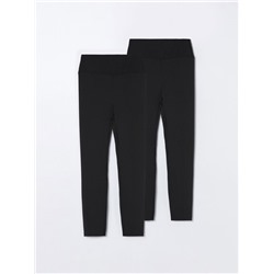 PACK OF 2 PAIRS OF SPORTS LEGGINGS.