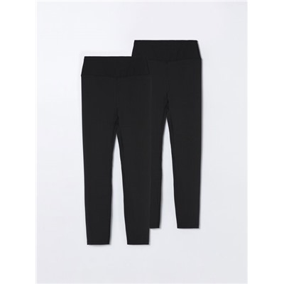 PACK OF 2 PAIRS OF SPORTS LEGGINGS.