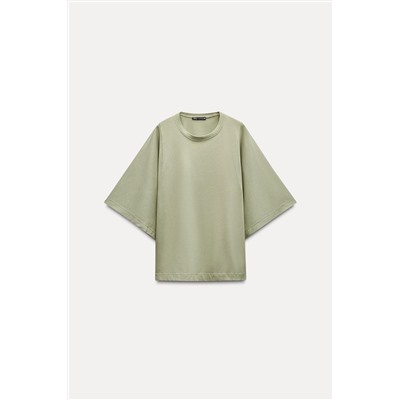 KIMONO SLEEVE COTTON T-SHIRT