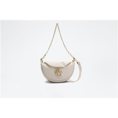 Bolso de piel Amely Beige
