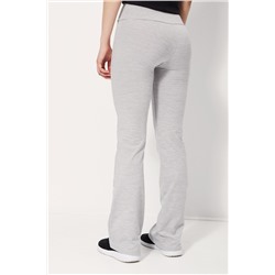 Pantalón recto Gris claro