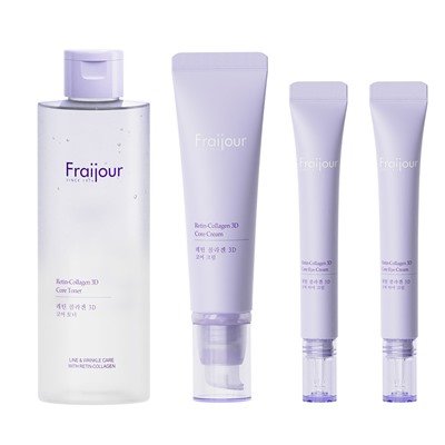 [Fraijour] Набор КОЛЛАГЕН/РЕТИНОЛ Retin Collagen 3D Core Gift Set, 250 мл/50 мл/15 мл*2 шт