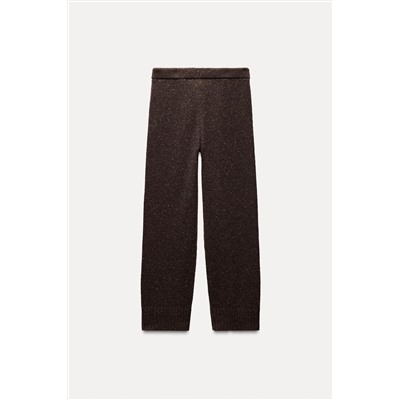 STRAIGHT FIT KNIT TROUSERS