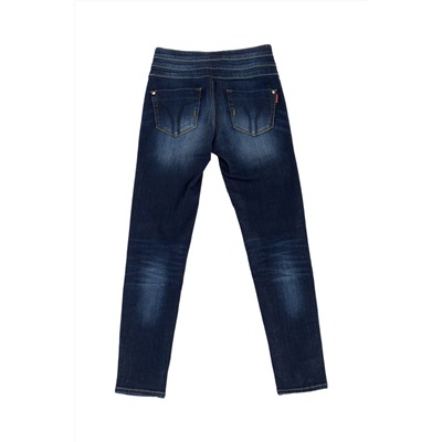 Vaquero slim de tiro alto Azul marino