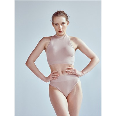 Tangas aus Rippstrick-Jersey