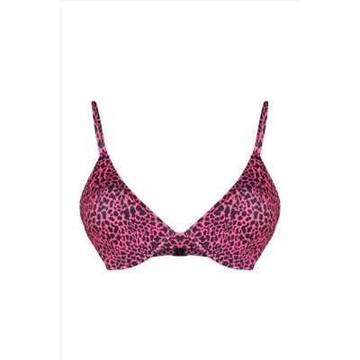 Fuşya Balconette Büyük Beden Büyük Beden Bikini Üstü TBBSS23CT00004