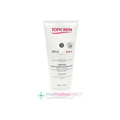 Topicrem Mela Lait Unifiant Ultra Hydratant 200 ml