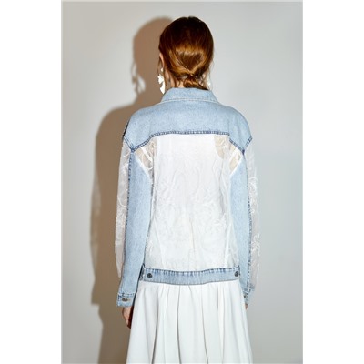 Chaqueta Azul y blanco