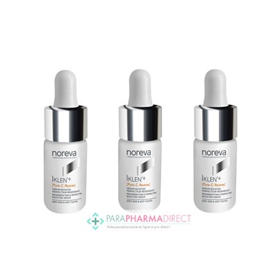 Noreva Iklen+ Pure C Reverse Sérum Booster Perfecteur Régénérant 3x8ml Coffret