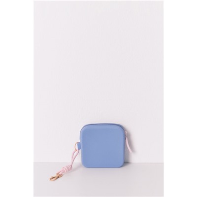 Monedero azul rosa