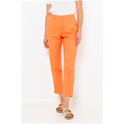 Pantalón slim de lino Coral claro