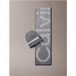 Ribbed Beanie and Scarf Gift Set