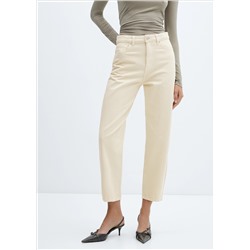 Jeans slouchy tiro alto