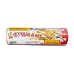 Бумага для выпечки 30см х 100м Виконт коричневая (8ту)