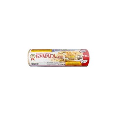Бумага для выпечки 30см х 100м Виконт коричневая (8ту)