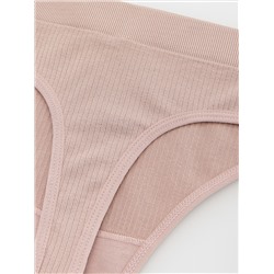 Tangas aus Rippstrick-Jersey