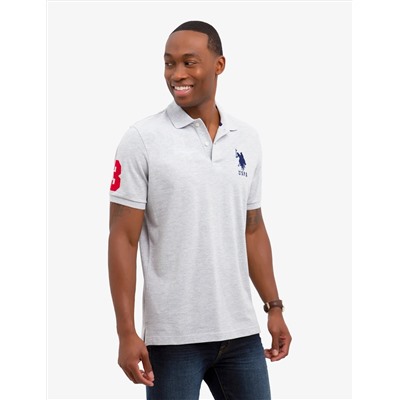 BIG LOGO SOLID POLO SHIRT