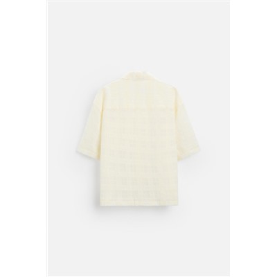 CAMISA JACQUARD CUADROS